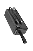 Powerbank Yüksek Kapasite 30000mAh Hızlı Şarj 22,5w Çift Giriş Hızlı Lightning Type C Güç Kaynağı - 7