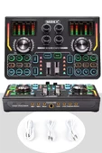 Midex CX1 Titanium Set Efektli Ses Kartı Mikrofon Kulaklık Stand Kayıt Canlı Yayın (PC ve Telefon) - 2