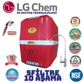 LG Chem COOL KIRMIZI BEYAZ 8 LİTRE 5 FİLTRE 10 AŞAMA SU ARITMA CİHAZI thumbnail 1