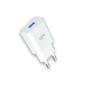 LinkTech S669 Premium 18W QC3.0 Şarj Adaptörü Beyaz - 1
