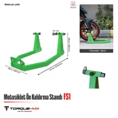 Torque-MX Motosiklet Ön Kaldırma Standı FS1 Yeşil - 5