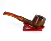 Şahin Üç Yıldız Bent Pot Mod Ban 3 9mm. Filtreli Akrilik Saplı Pipo 237897 - 5