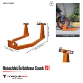 Torque-MX Motosiklet Ön Kaldırma Standı FS1 Turuncu - 5