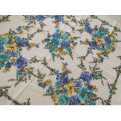 Algelsineve Yeşilim Kroşetalı Yazma, yemeni, telbent, baş örtüsü100x100cm, - 5