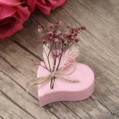 Hediyelik Kelebek Kolye Pembe Kutuda - 4