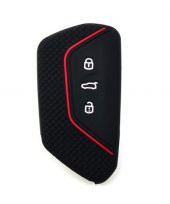 Volkswagen VW Skoda Seat Silikon Anahtar Kabı Kılıfı 2021-2025 - 1