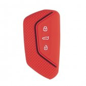 Volkswagen VW Skoda Seat Silikon Anahtar Kabı Kılıfı 2021-2025 - 1