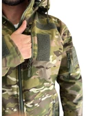 Softshell Soğuk İklim Kamuflaj Mont Pantolon Takım - 4