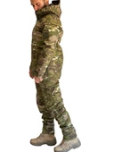 Softshell Soğuk İklim Kamuflaj Mont Pantolon Takım - 5