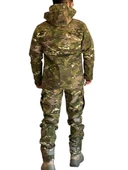 Softshell Soğuk İklim Kamuflaj Mont Pantolon Takım - 7