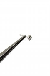 Tek Taşlı 925 Ayar El İşi Gümüş Kadın Burun Hızma - 7