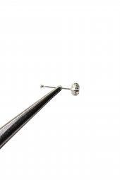 Tek Taşlı 925 Ayar El İşi Gümüş Kadın Burun Hızma - 8