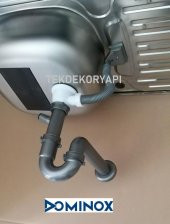DOMİNOX DMN 14 MODEL EVYE  SÜZGEÇLİ SİFON TAKIMI - 1