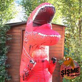 Oyuncak Şişme Dinozor Büyük Kırmızı - 3