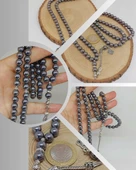 Terahertz Taşı 99luk Tesbih 8mm (3892) thumbnail 1