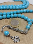 Turkuaz Taşı 99luk Tesbih 8mm (4674) thumbnail 3