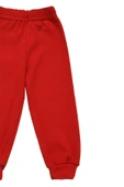 Panda Nakışlı Unisex Bebek Alt Kırmızı bipamuk - 8