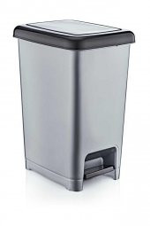 Pedallı Slim Çöp Kovası 25 lt 01043 - 1