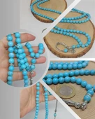 Turkuaz Taşı 99luk Tesbih 8mm (4674) thumbnail 1