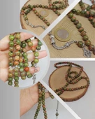 Unakit Taşı 99luk Tesbih 8mm (4356) thumbnail 1