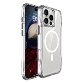 Apple iPhone 16 Pro Kılıf M-safe Şarj Özellikli Airbagli Şeffaf Zore İncek Kapak - 2