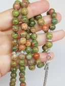 Unakit Taşı 99luk Tesbih 8mm (4356) thumbnail 2