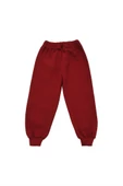 Panda Nakışlı Unisex Bebek Alt Bordo bipamuk - 3