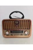RT-878  Ahşap Nostaljik Görünümlü Fenerli Bluetoothlu USB-SD Card Mp3 Çalar Radyo Müzik Kutusu - 3