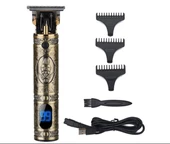 Modizu Dijital Heykel Profesyonel Saç Sakal Ense Vücut Lazer Öncesi Kuaförlere Özel Tıraş Makinesi - 2