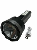 HS-8028 1+12 Smd Ledli Uzun Menzilli Ultra Güçlü Ledli Şarjlı Fener - 4