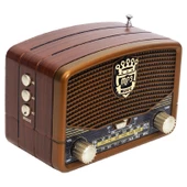 Everton RT-307 Bluetooth, Usb/Sd/Fm/Aux Ahşap Nostalji Müzik Kutusu - 2