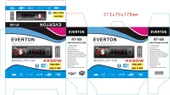 Everton RT-109 ÇİFT USB'li USB-SD-FM-AUX- Bluetooth Oto Teyp 4x50 Watt - 2