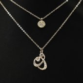 Anneler Gününe Özel Pembe Şal, Kolye Süslemeli Set - 4