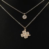 Hediyelik Siyah Şal, Kolye Süslemeli Set - 4