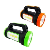 PS-0818C 5w+15w Uzun Menzilli Solar Güneş Panelli Powerbank+USB Çıkış Ultra Güçlü Ledli Şarjlı Fener - 3