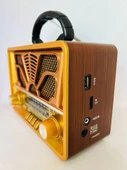 Everton RT-811 Bluetooth Nostalji ,Şarjlı 3 Band Radyo ,usb, sd ,Aux, mp3 Ortaboy Fenerli Müzik Kutusu - 1