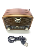 Everton RT-307 Bluetooth, Usb/Sd/Fm/Aux Ahşap Nostalji Müzik Kutusu - 3