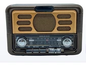 Everton RT-671 Orta Boy Solar Güneş Enerjili Bluetooth, Nostalji , FM/AM/SW 3 Band Radyo ,usb, sd ,Aux mp3 player - 4