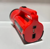 PS-6677 Uzun Menzilli Solar Güneş Enerjili 5w+40SMD Şarjlı El Feneri Projektör - 4