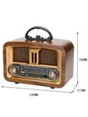 Everton RT-876 Bluetooth, Usb/Sd/Fm 3 Band Radyo Nostalji Müzik Kutusu - 2