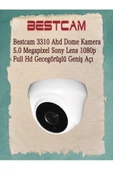 BESTCAM  Ahd 3310 Dome Kamera 5 Mega Piksel Sony Lensli 1080p Full HD Gece Görüşlü Geniş Açı - 1