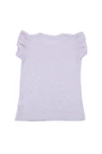 I Have Baskılı Fırfır Kollu Taşlı Kız Bebek Tshirt Lila bipamuk - 6