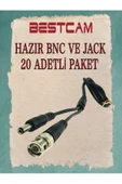 BESTCAM  Hazır Bnc ve Jack 20 Adetli Paket - 1