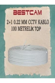 BESTCAM  2+1 0,22 MM CCTV Kablo 100 Metrelik Top - 1