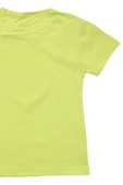 Gökkuşağı Baskılı Kız Tshirt Yeşil bipamuk - 5