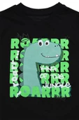 Sevimli Dinozor Baskılı Erkek Bebek Tshirt  bipamuk - 4
