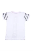 Never Gıve Up Baskılı Erkek Bebek Tshirt Beyaz bipamuk - 2