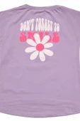Boncuk İşlemeli Çiçekli Kız Bebek Tshirt bipamuk - 2
