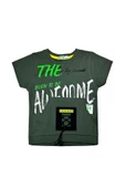 Cepli The Baskılı Erkek Bebek Tshirt Yeşil bipamuk - 4
