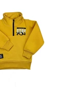 Dik Yaka Erkek Bebek Sweat Sarı bipamuk - 2